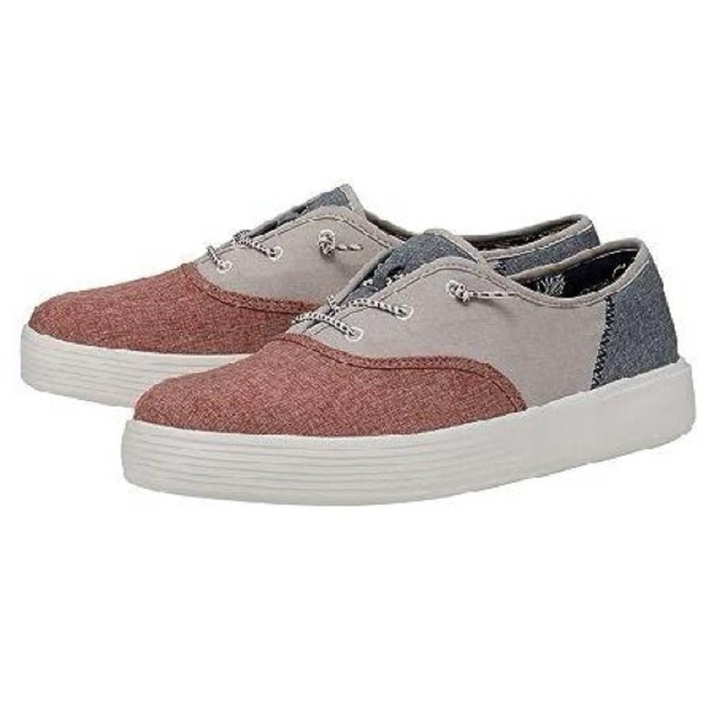 Hey Dude Conway Craft Men's Casual Shoes, Red/White/Blue, M8
